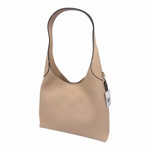 B2-008 COACH Brooklyn 28 Leather Cream Shoulder Bag NWT
